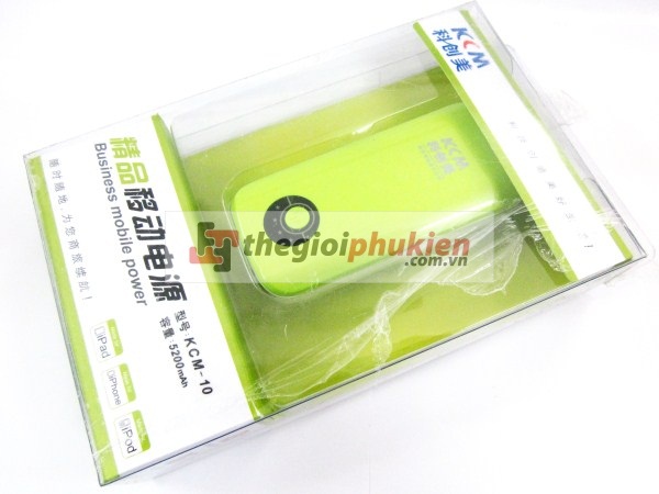 Pin backup  KCM-10 - 5200 mAh